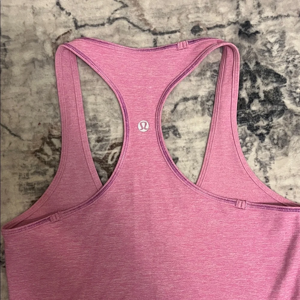lululemon athletica Heathered Pink Racerback Tank - Picture 7 of 9